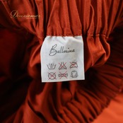 フォークダンス 衣装 Ballerina バレリーナ スカート オレンジ系 花 花柄 かわいい 橙 白 赤 緑 チロリアン チロルスカート カントリー ダンス衣装 イベント ステージ 練習 レッスン ふんわり 日本製ホワイト系 レッド系 グリーン系