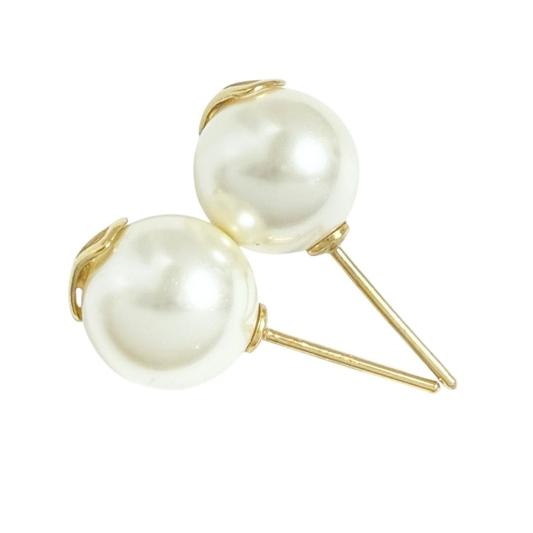 ヴァレンティノ レディース Vロゴ シグネチャー パールビーズ ピアス