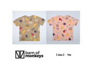 【 即納 】 BARN OF MONKEYS 半袖Tシャツ Tシャツ カットソー 柄Tシャツ フェス 子供 キッズ ジュニア 女の子 男の子 男児 女児 ユニセックス 男女兼用 人気 おすすめ かわいい 可愛い おしゃれ  オシャレ プレゼント 贈り物 ギフト 出産祝い ベビーシャワー 誕生日 バースデー 小学生 双子 姉妹 お揃い おそろい リンク コーデ 海外子供服 インポート 海外ブランド 1歳 2歳 3歳 4歳 5歳 6歳 7歳 8歳 9歳 10歳 60 70 80 90 100 110 120