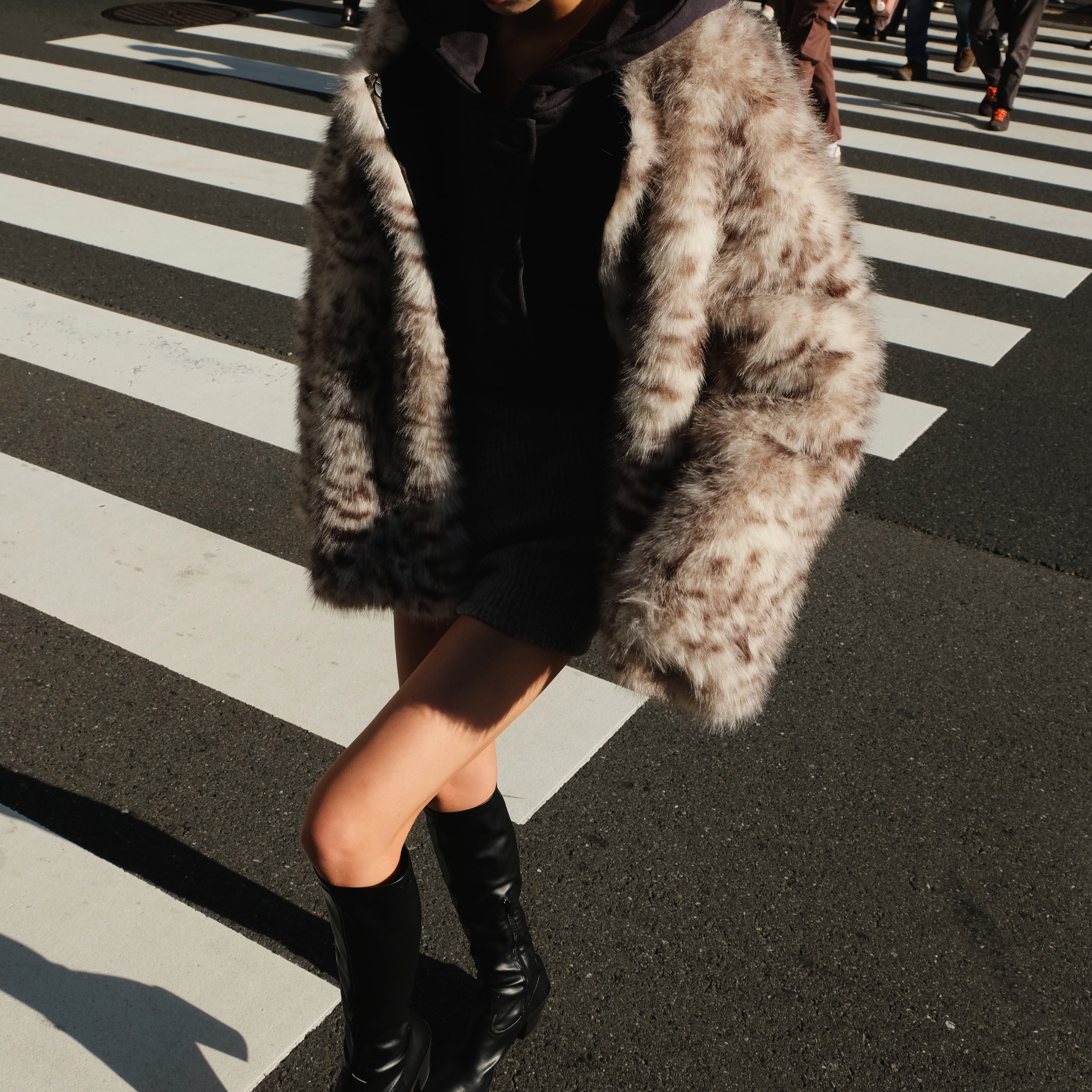 ANIMAL FAKE FUR COAT | FELIM