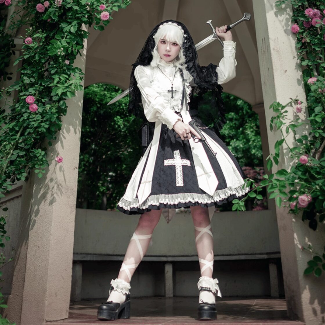 ゴスロリ通販 With U ゴスロリ ケープ かわいい JKロリータ 原宿