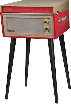 Crosley DANSETTE BERMUDAレコードプレイヤー (Red)