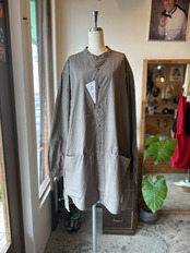 garage green works SMOCK TYPEWRITER PLANTS SHIRT ザクロ