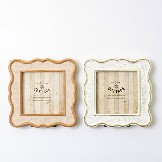 【雑貨・写真立て】ウエーブフォトフレーム