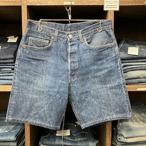 1980'S LEVI'S 501 RED LINE DENIM SHORTS