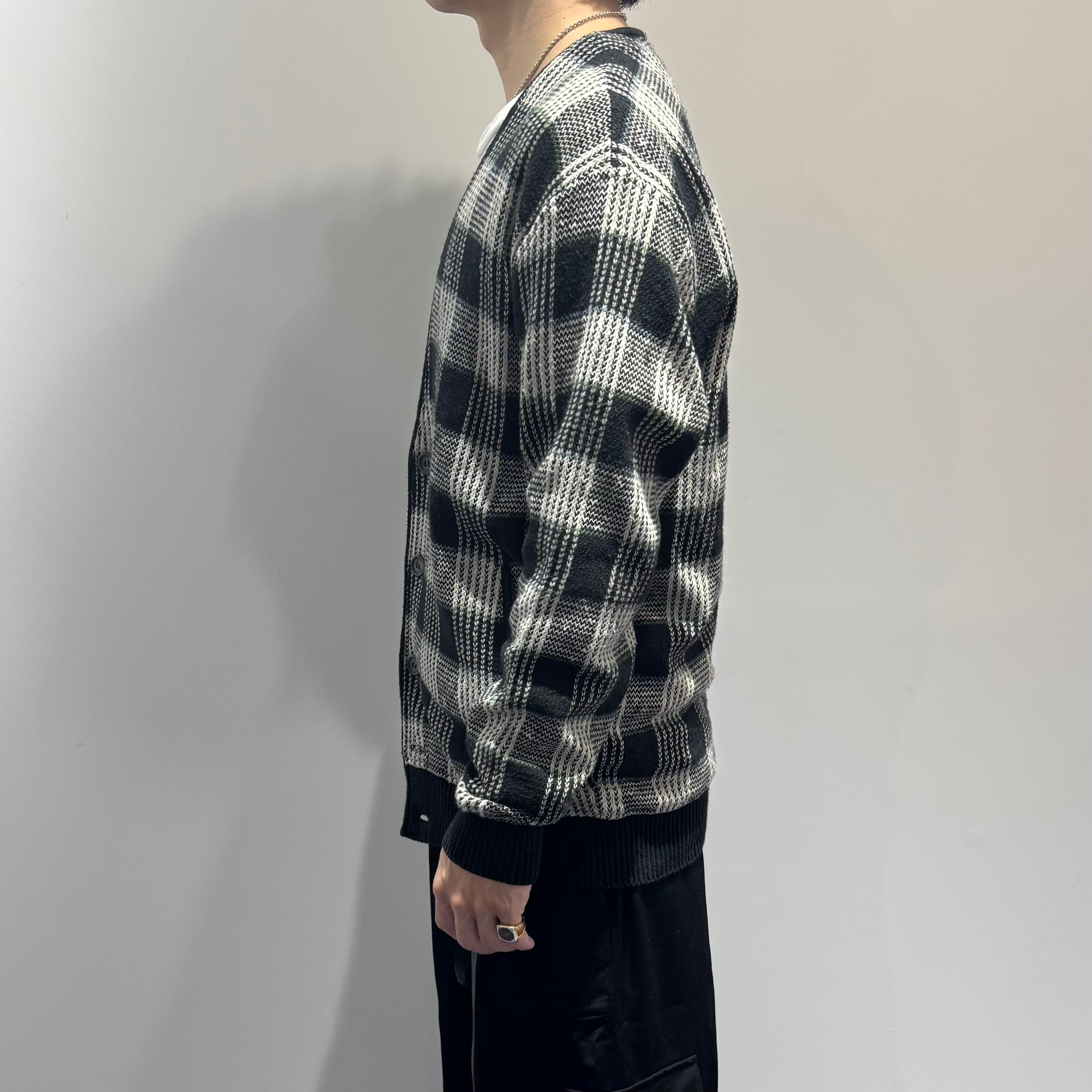 ISSEY MIYAKE チェックカーディガン コットン リネン イッセイミヤケ