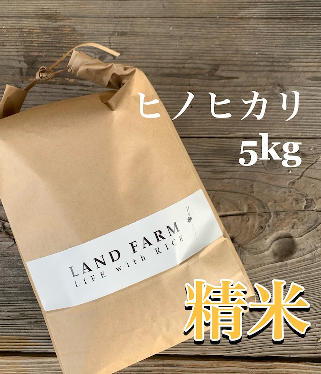 レンゲ農法で育てたお米　ひのひかり自家精米 5kg