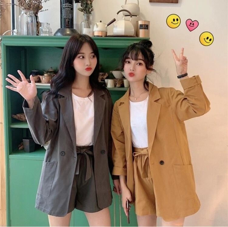 ジャケット＋ショートパンツ　セットアップ　AJ33167-3165