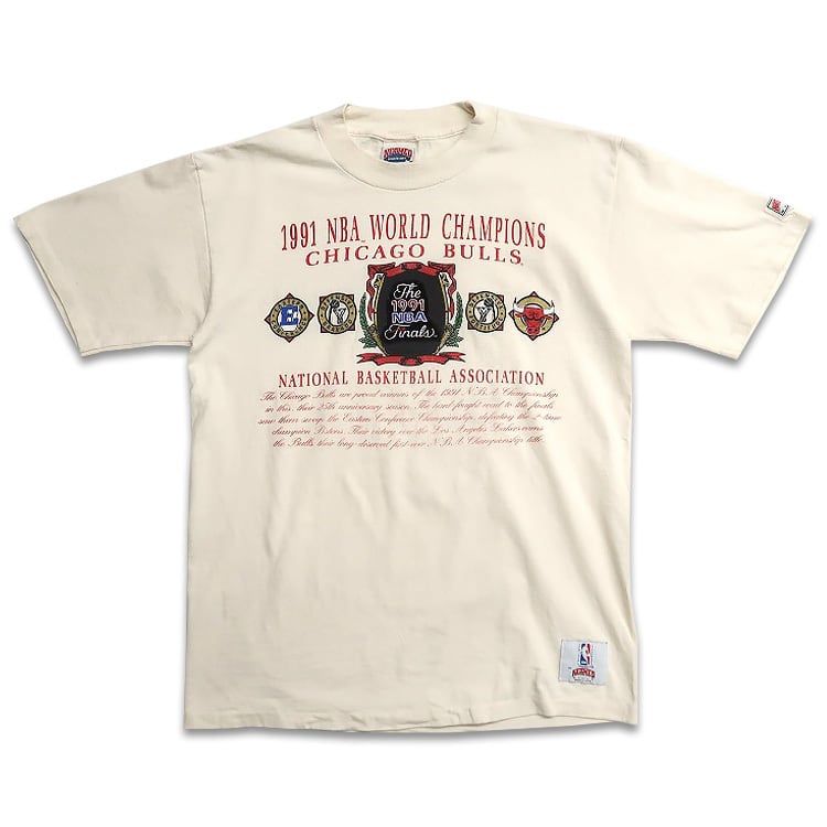 古着 90年代 USA製 NUTMEG NBA シカゴ・ブルズ ワールドチャンピオン