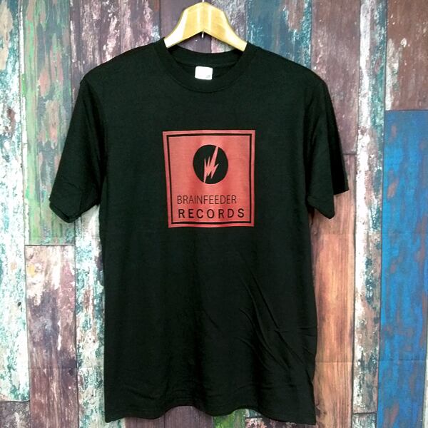 【超レア】brainfeeder黒 Tシャツ ブレインフィーダー 半袖黒色 Tシャツ 選べる6サイズ S,M,L,XL,XXL