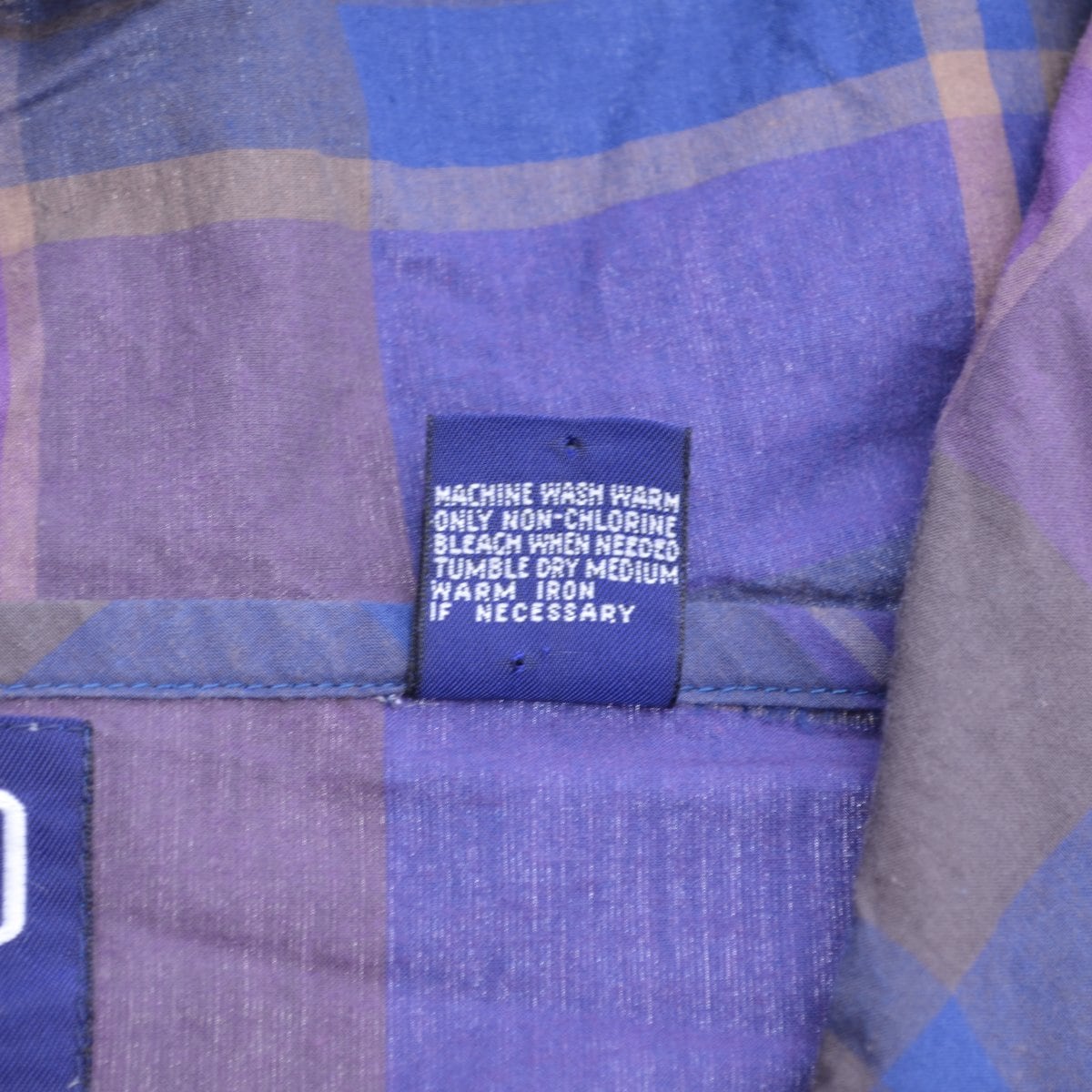 OLD GAP / オールド ギャップ 90s THAILAND製 チェック柄 ハーフジップ