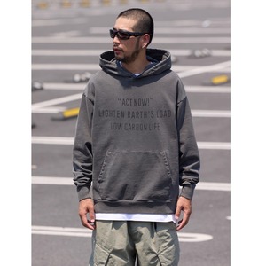 Printed message hoodie 1125