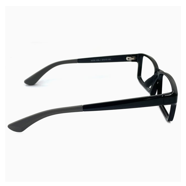 メガネ 大きい 黒縁 眼鏡 10170-1 大きいフレーム メンズ ワイド