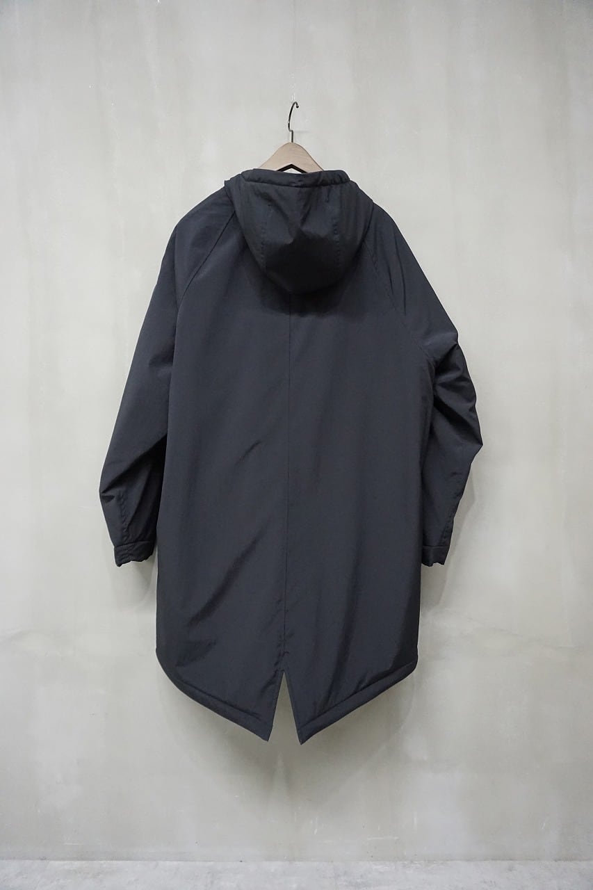 Nylon Padded Hoodie Coat