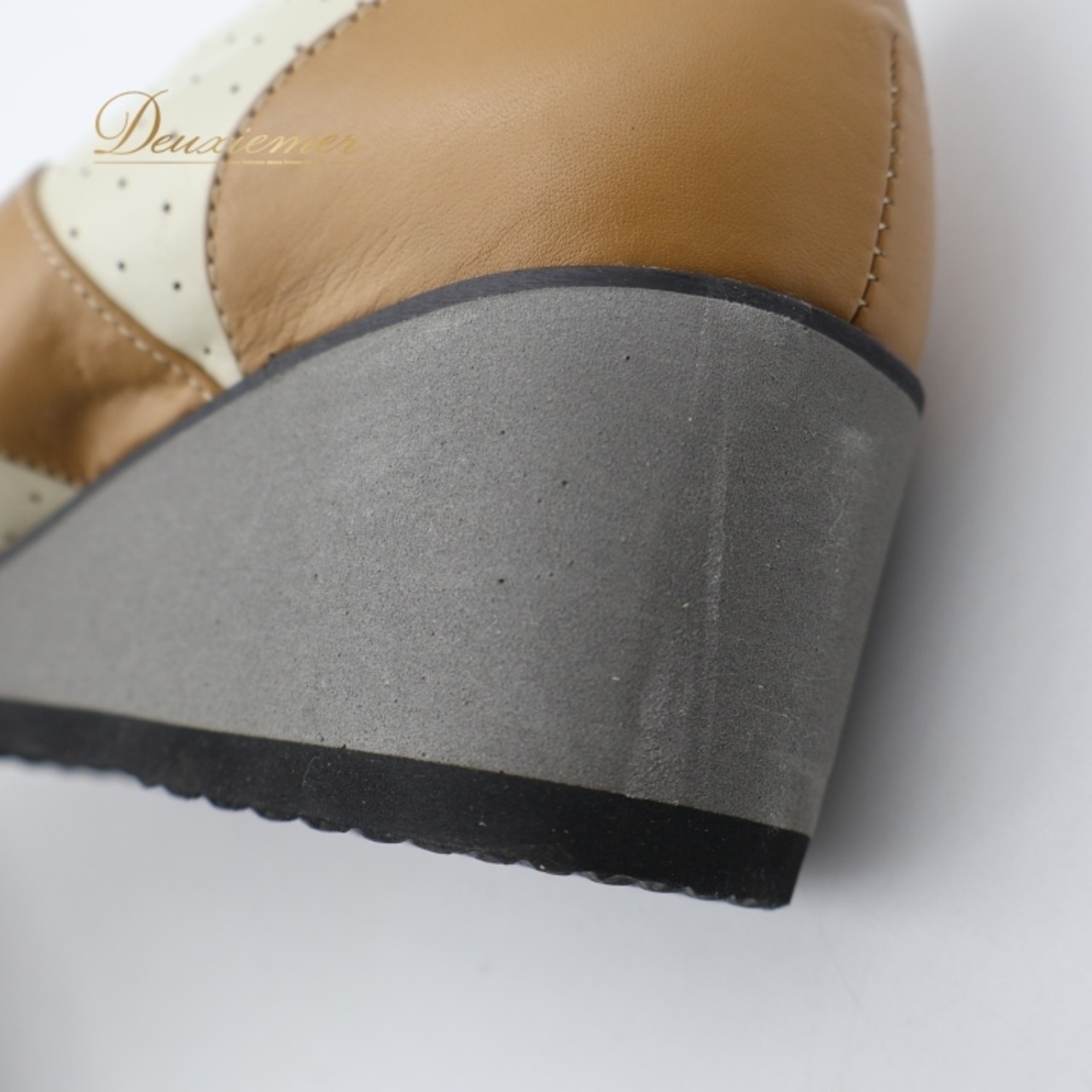 レディースファッション シューズ 24cm EEE ブラウン系 DANIEL COBA 靴 くつ ウェッジソール 茶 黒 紐 ファスナー かわいい 明るい お出かけ シンプル ベージュ系 ブラック系