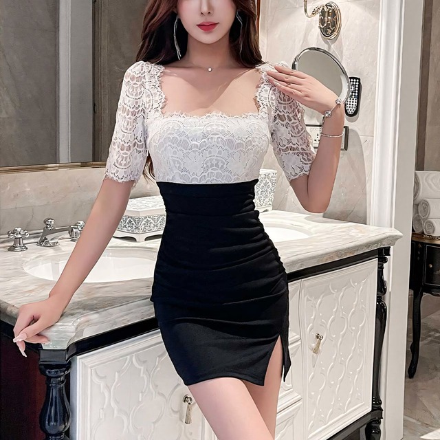 ミニドレス ～3XL（2色） K2469