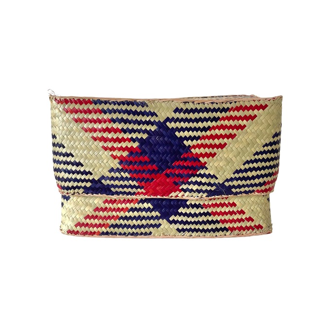 Rectangular colourful basket M w26cm×15cm×h16cm 四角カラフル蓋付き収納かご