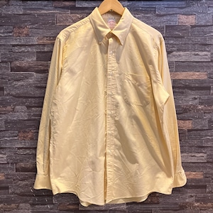 BROOKS BROTHERS B.D OXFORD SHIRT YELLOW 1990'S OLD