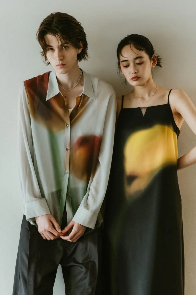 KnuthMarf(クヌースマーフ) flower print sheer shirt(unisex