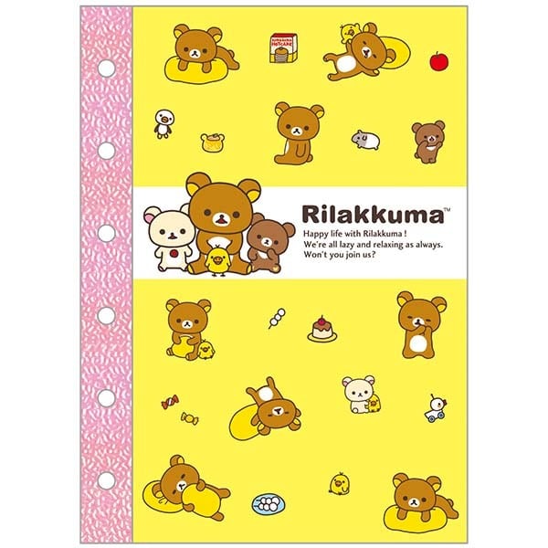 6穴シールノート リラックマ | てんくーどう