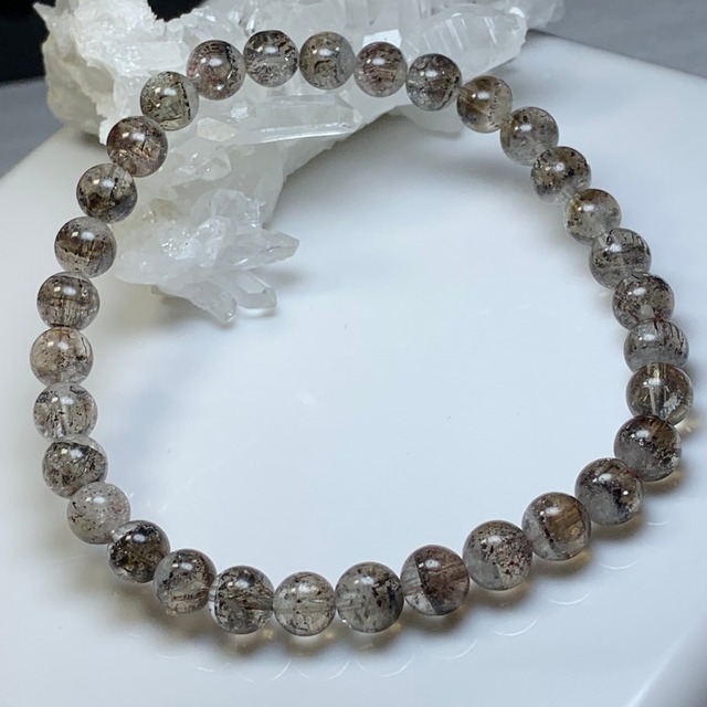 バイカラーエレスチャルクォーツ ブレスレット