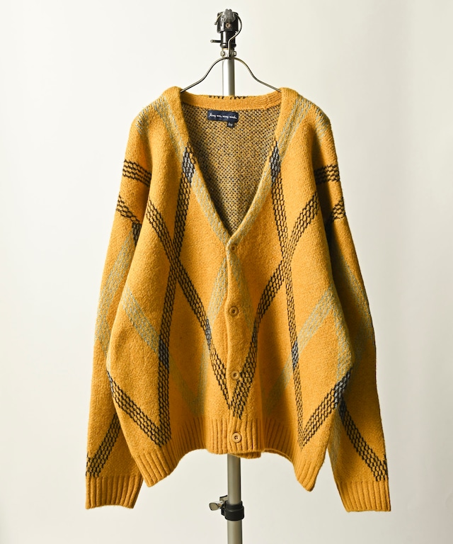 ATELANE Openwork knit saw V-neck cardigan bolero  (BLK) 22A-11010 (DEPROID sponsored brands)