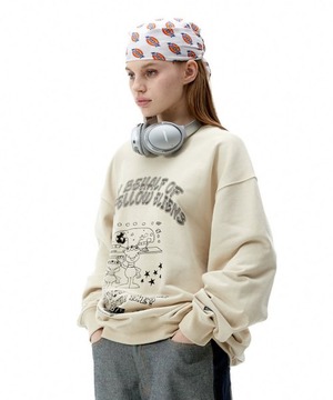 [SCULPTOR] Alien Sweatshirt Ivory