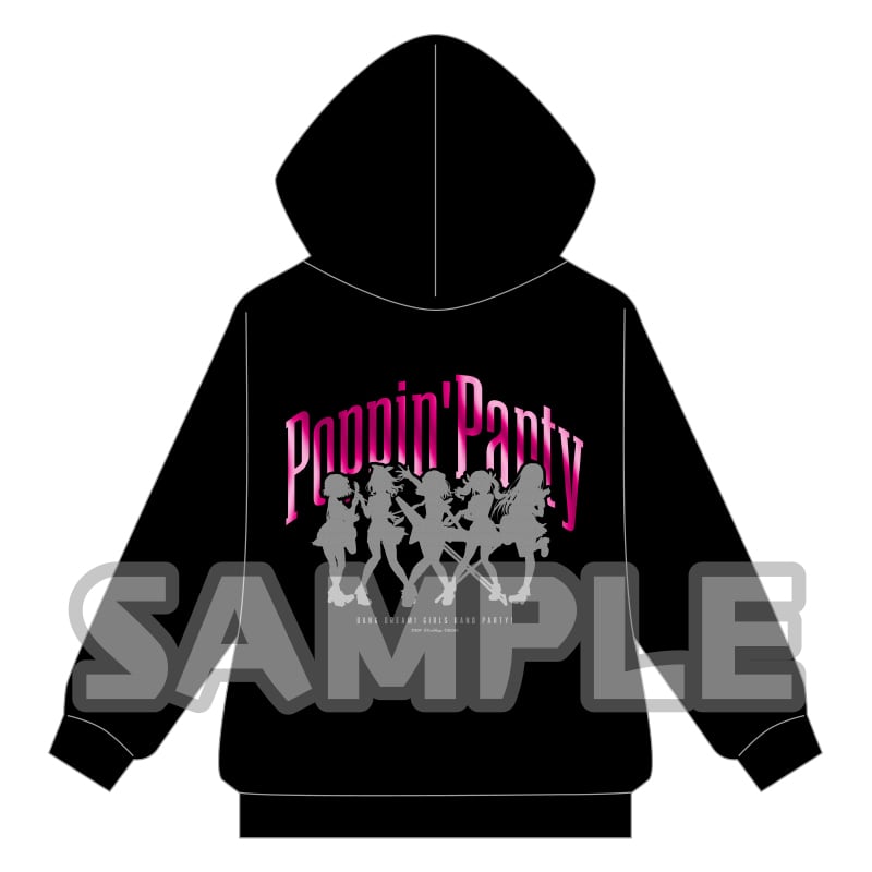 <取り寄せ商品>BanG Dream!ガルパ! 箔プリントジップアップパーカー Poppin'Party L