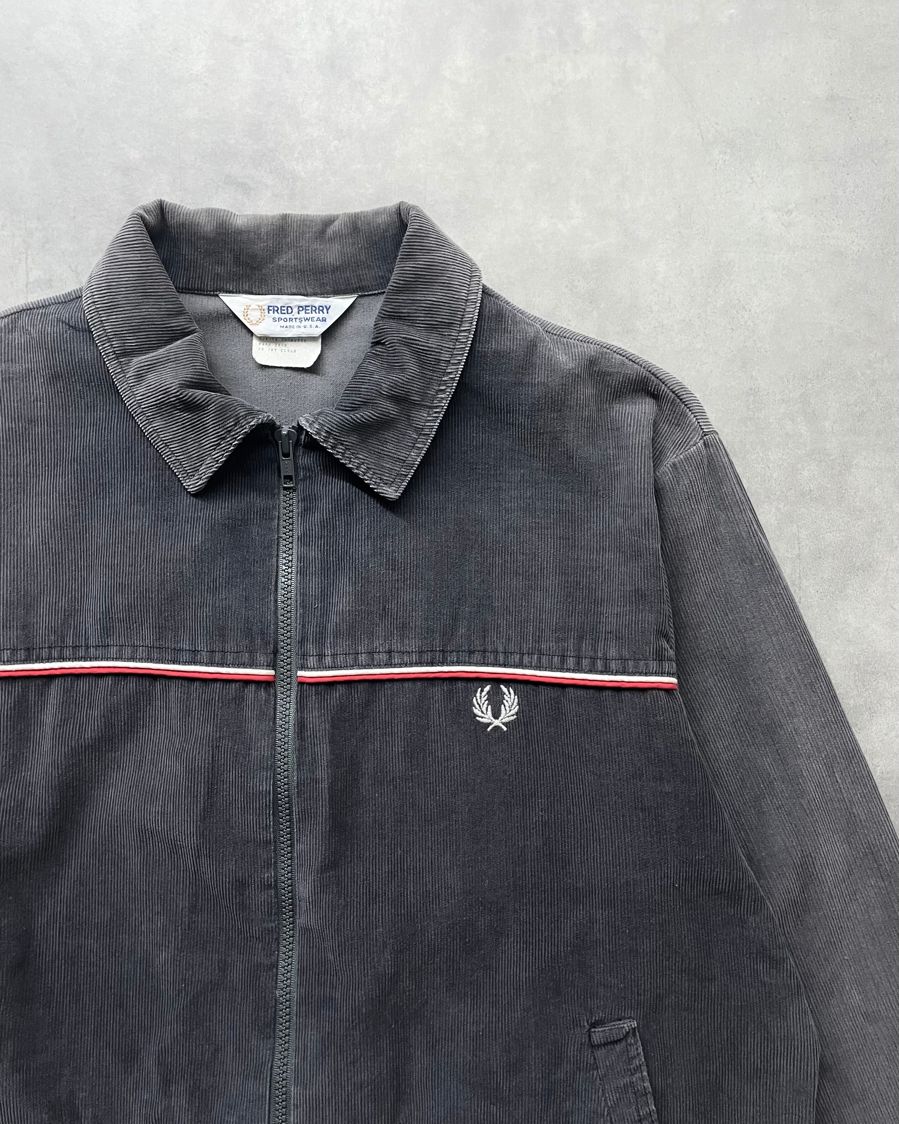 80s FRED PERRY Corduroy Zip-up Blouson USA製 | VOLAR