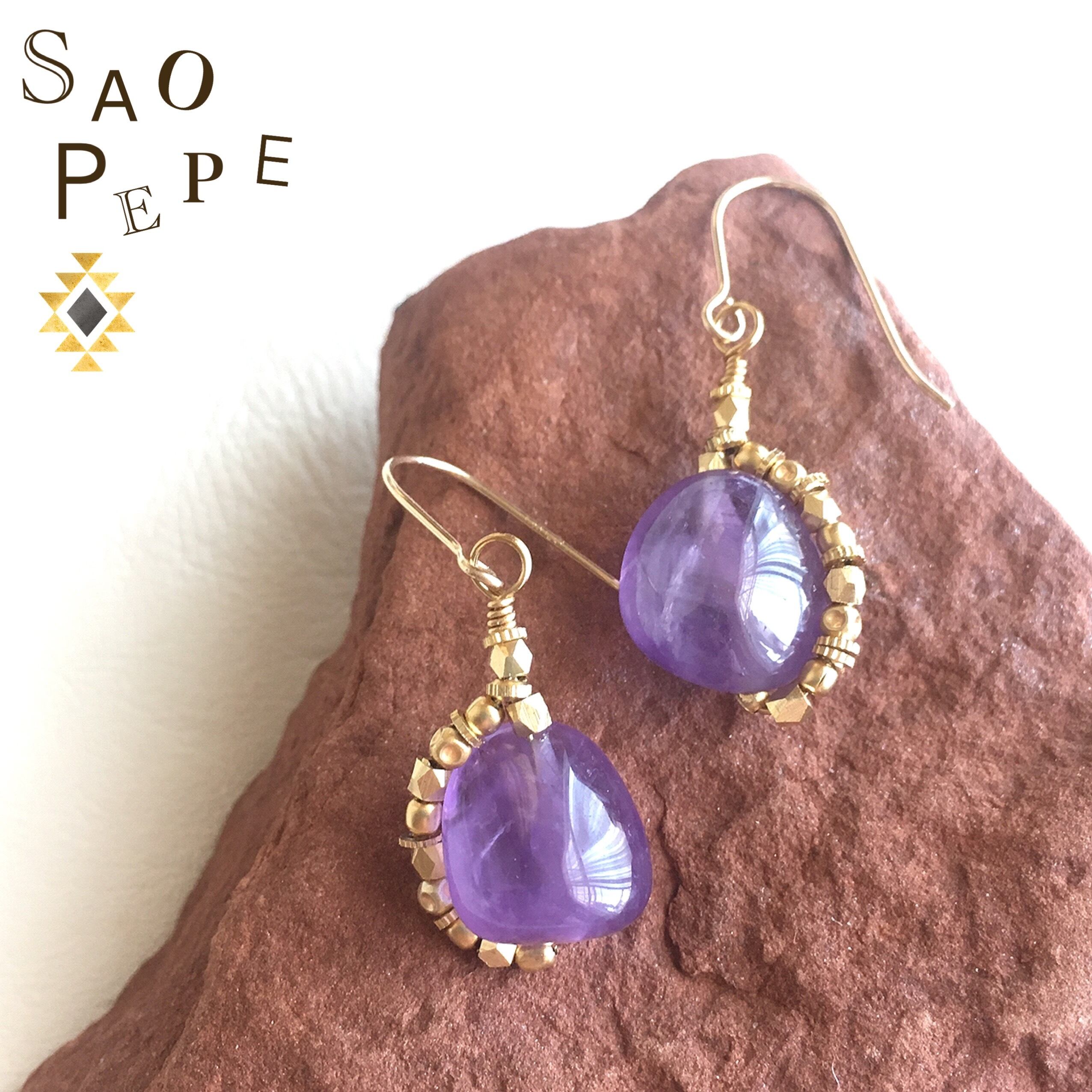 13周年記念イベントが アガット 水晶 ゴールド ピアス asakusa.sub.jp