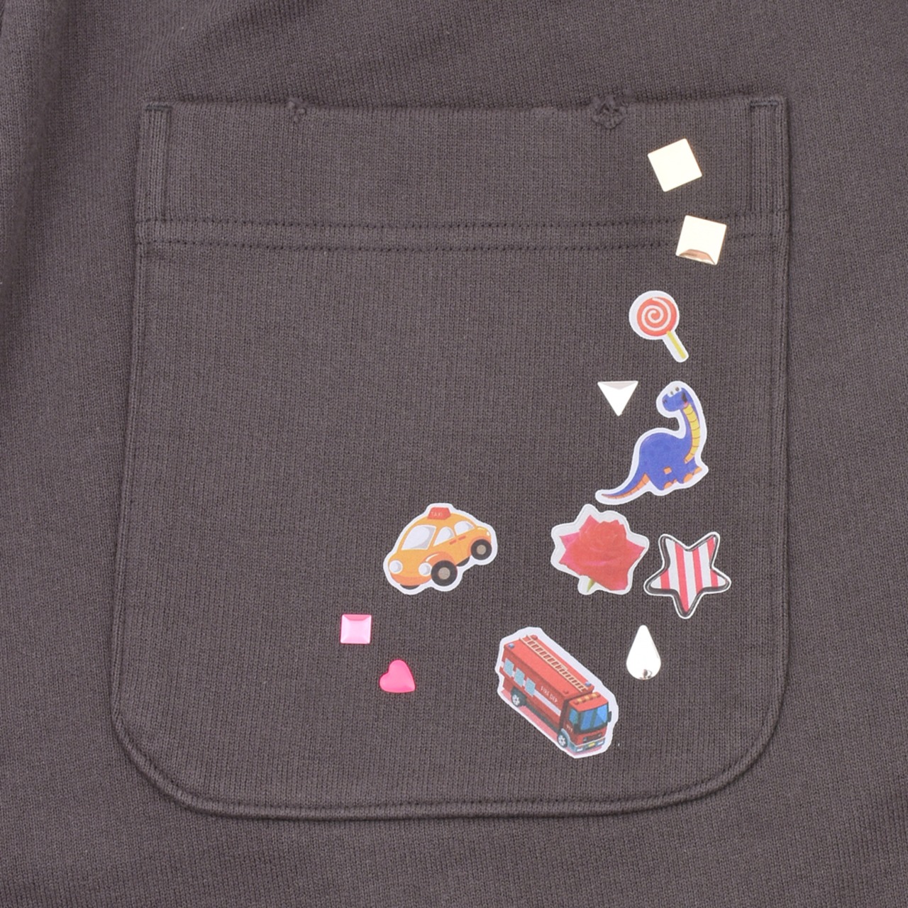 【Maison MIHARA YASUHIRO】KIDS STICKER SWEAT SHORTS - 9