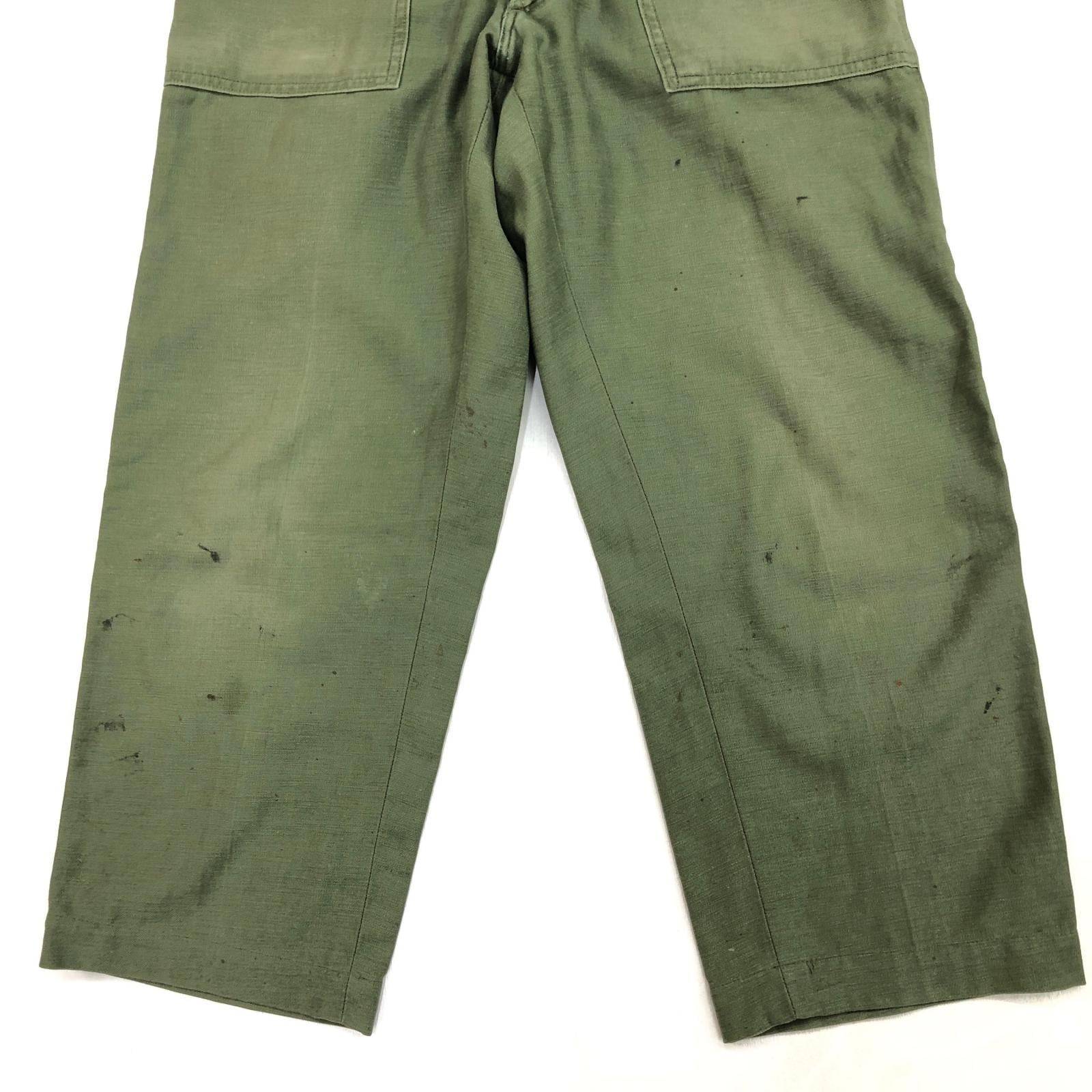 U.S.ARMY 60-70年代 OG-107 ベイカーパンツ W25 L23-24 相当 小さい