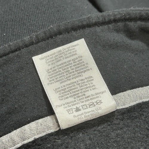 00s Russell Half-zip 企業 ブラック Mid XL 詳細写真5