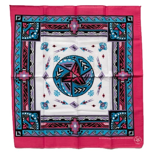 【Deadstock】80~90s RN14193 ネイティブ サンダーバード ヴィンテージバンダナ