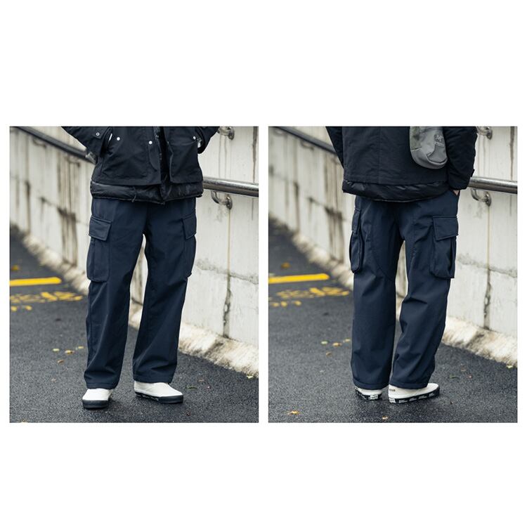 ★PLUS VELVET THICK STRAIGHT CASUAL PANTS　　　A0401