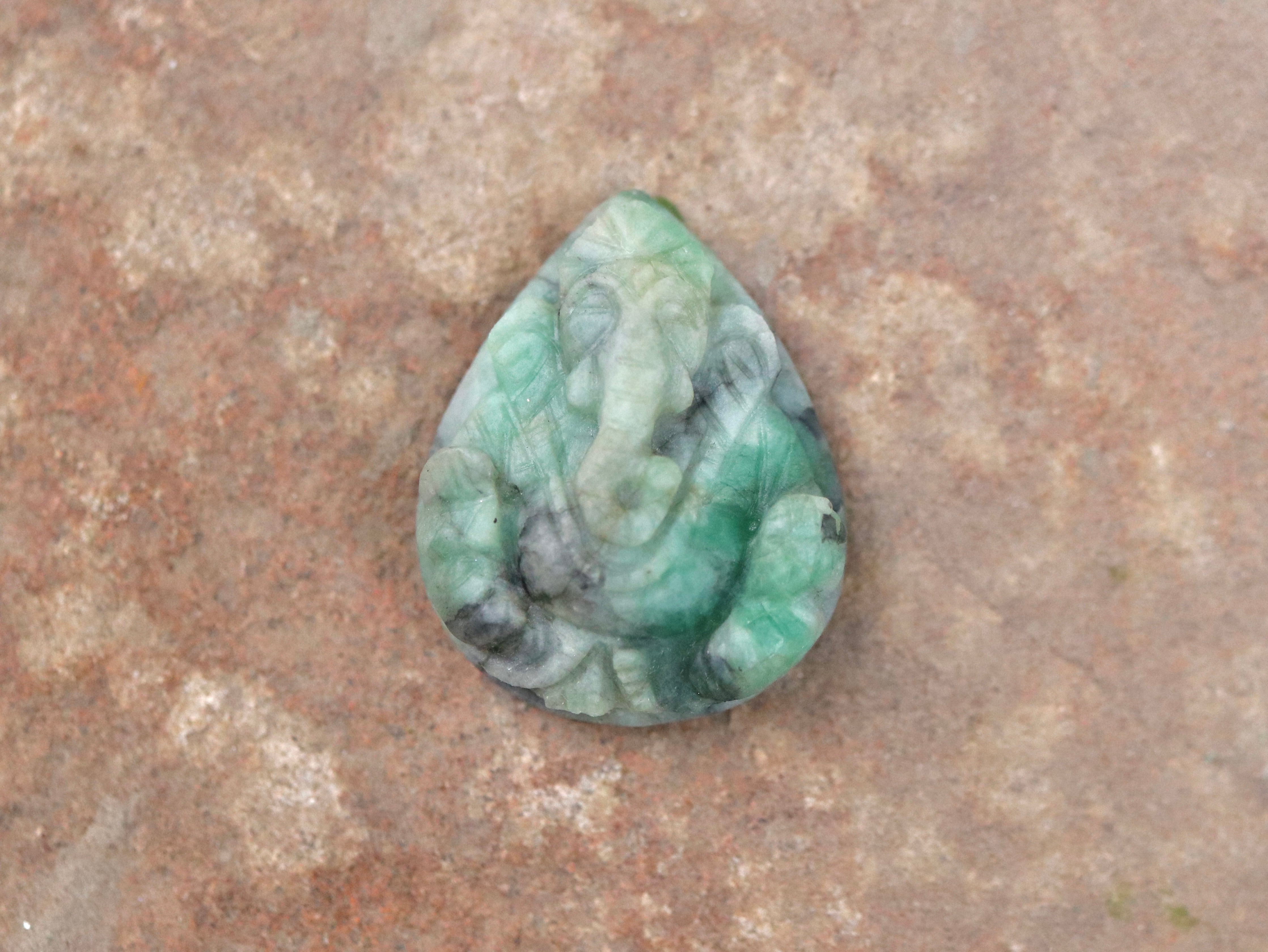 1エメラルド ガネーシャ