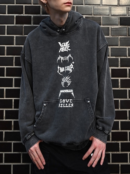 【LOVE KILLER Original Custom】Graphic various logo hoodie