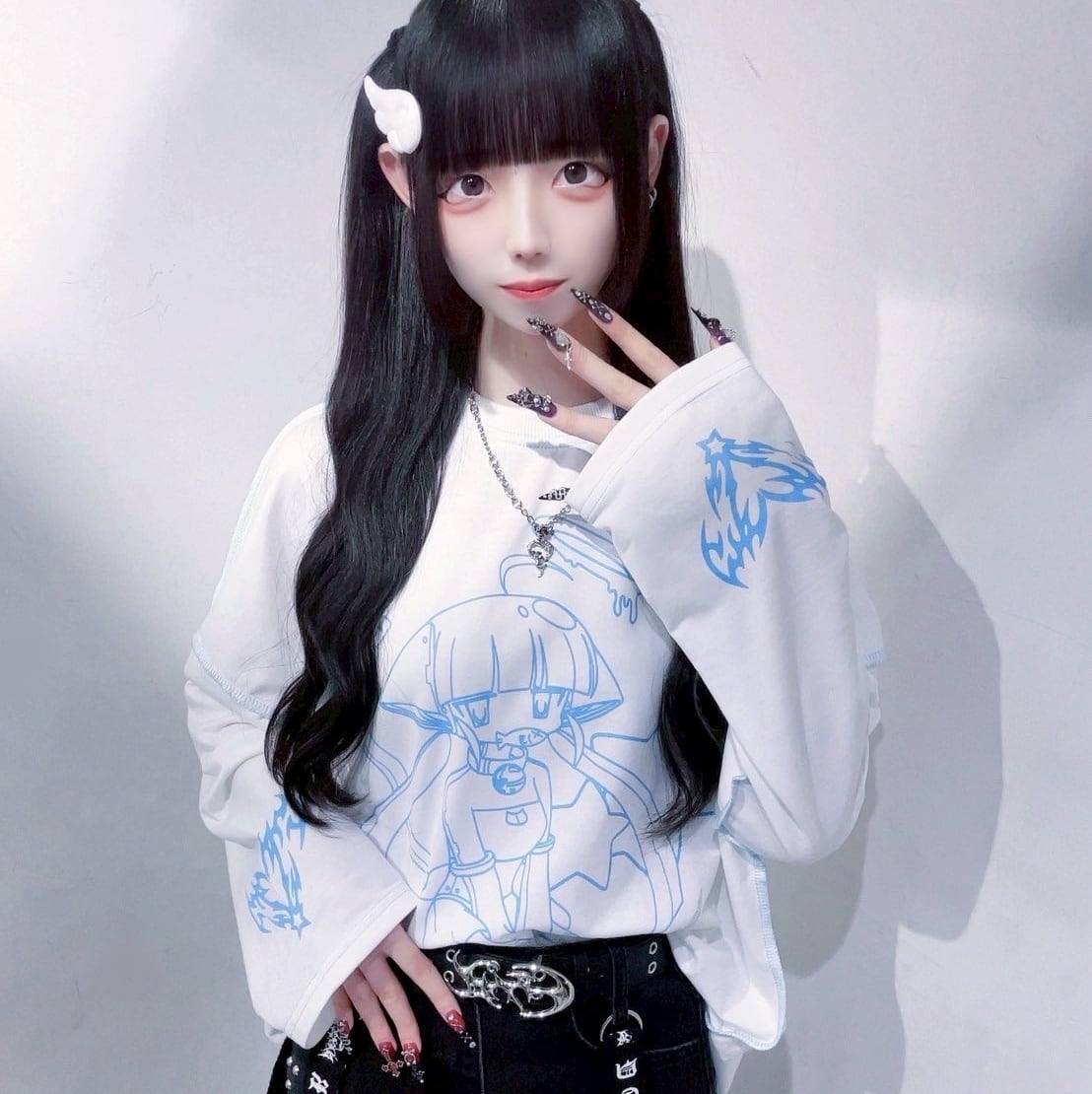 希少！Maison book girl ロンT 1/28 完売サイズ再入荷！】STARDUST GIRLステッチロンT | VOLCAN&APHRODITE