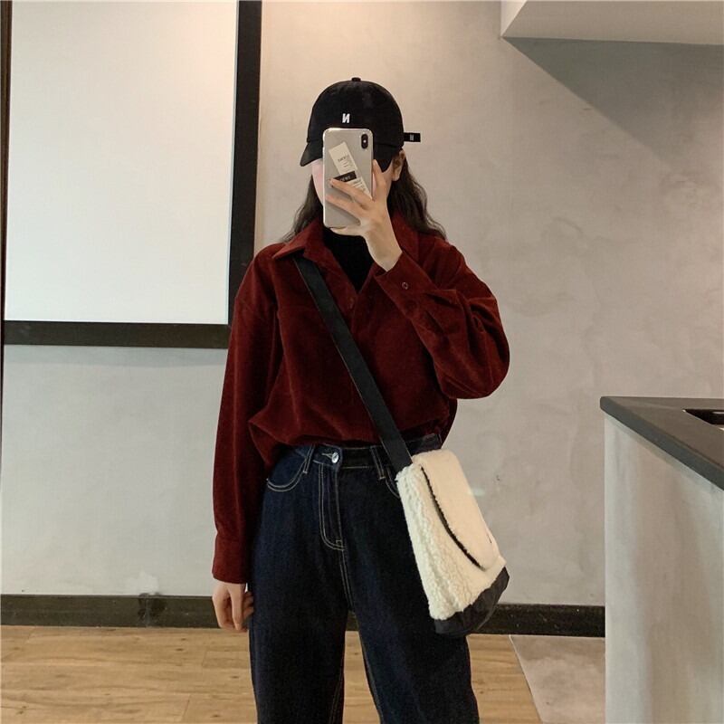 スプリングオータムシャツ セーター Vネック ロング 春物 秋物 ステッチ YY-ファッション8835091588