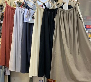 コットン　マキシワンピース　AJ22263-268