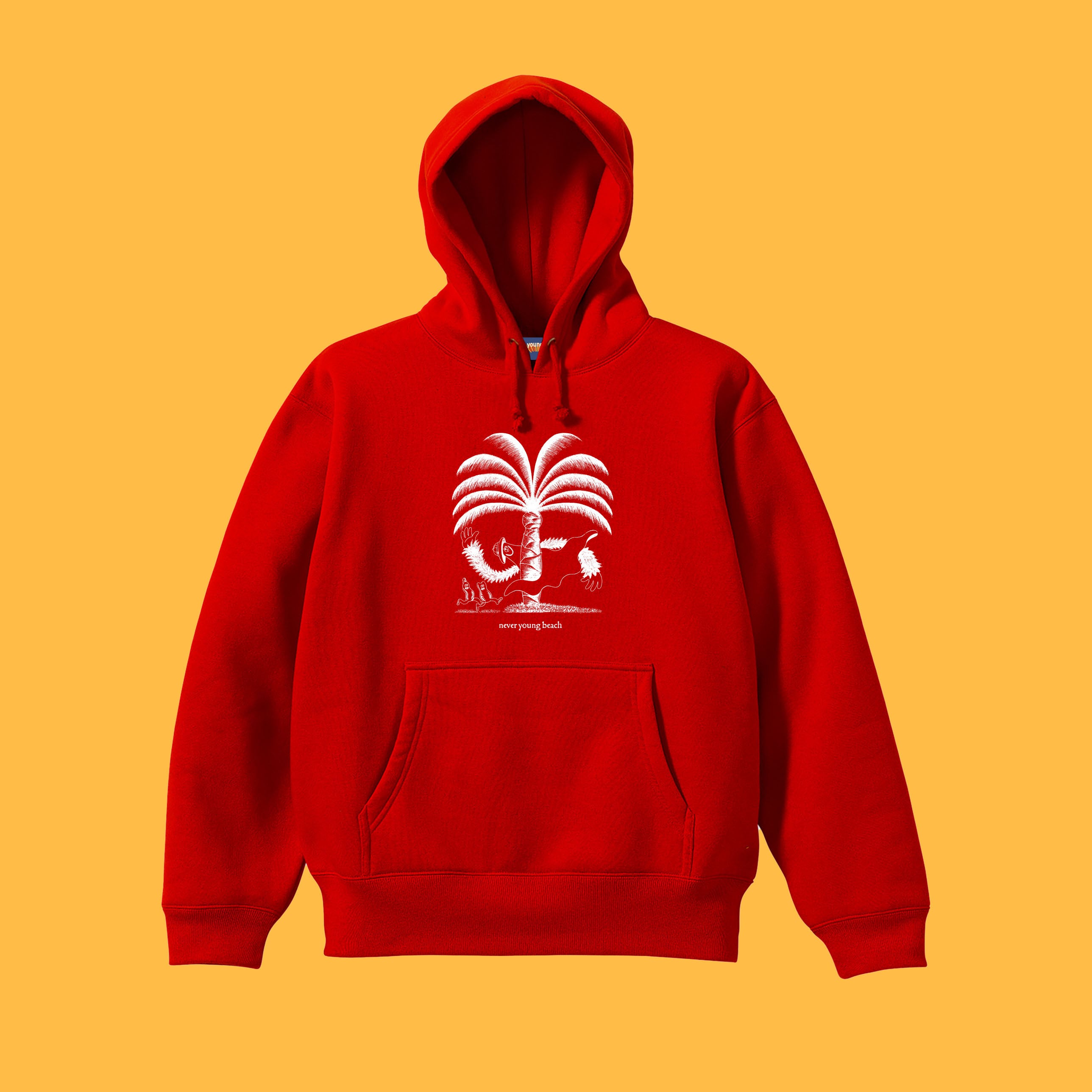 Ghost Yashinoki Hoodie(Red) | never young beach