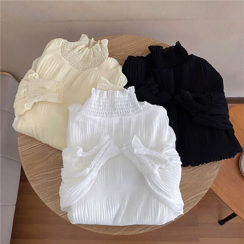 ベルベットレースシャツ オータムウィンタースタイルセーター トップス 秋物 冬物 1号婦人28469888589