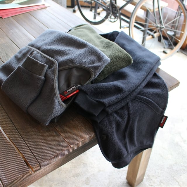 UpscapeAudience ポーラテックフリースカーディガン （Black） | C