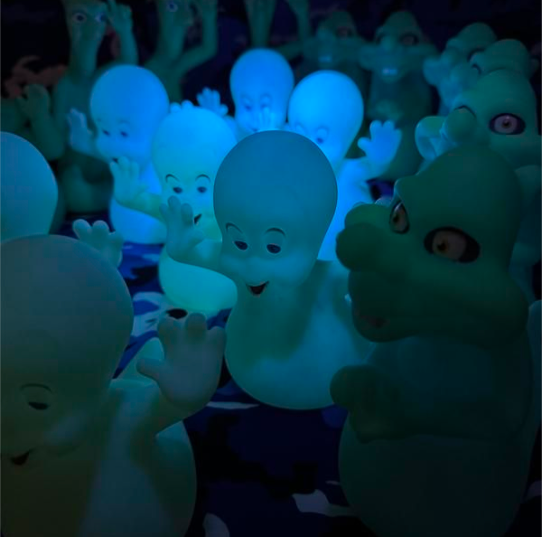 ☆VINTAGE 1995☆【 Casper( キャスパー ) 】 Pizza Hut ( ピザハット ) 限定ミールトイ / ソフビフィギュア〚アメリカン雑貨 アメトイ〛