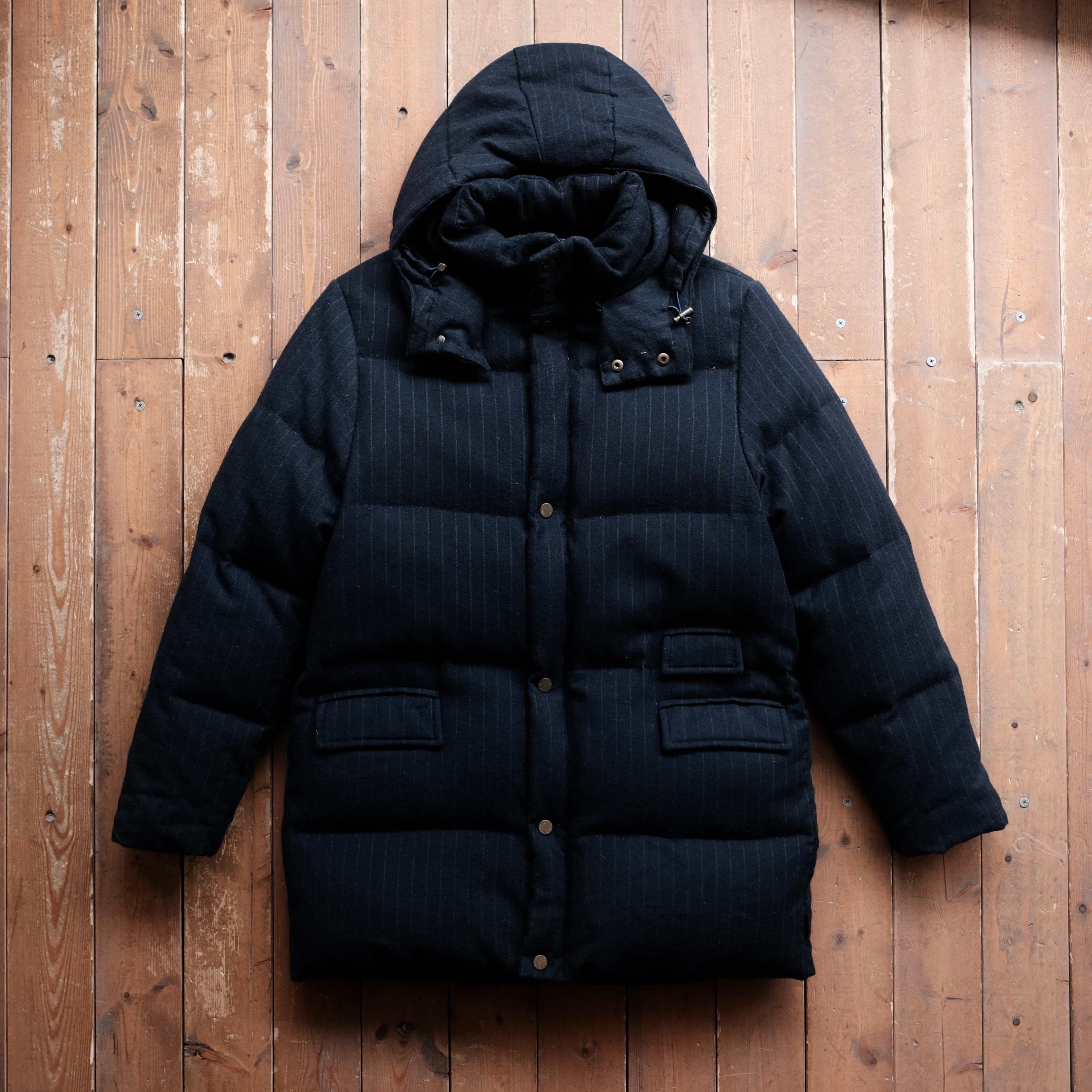 MONCLER MADE IN FRANCE BLUE TAG WOOL DOWN JACKET OLD MODEL