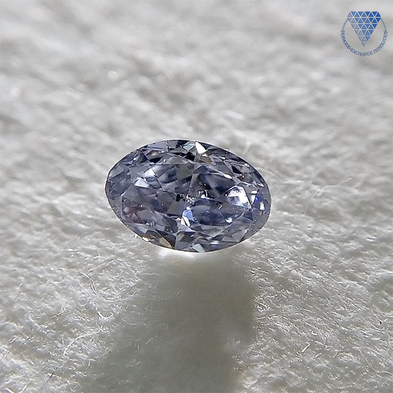 0.059 ct Fancy Grayish Violet SI2 CGL 天然 ヴァイオレット ...