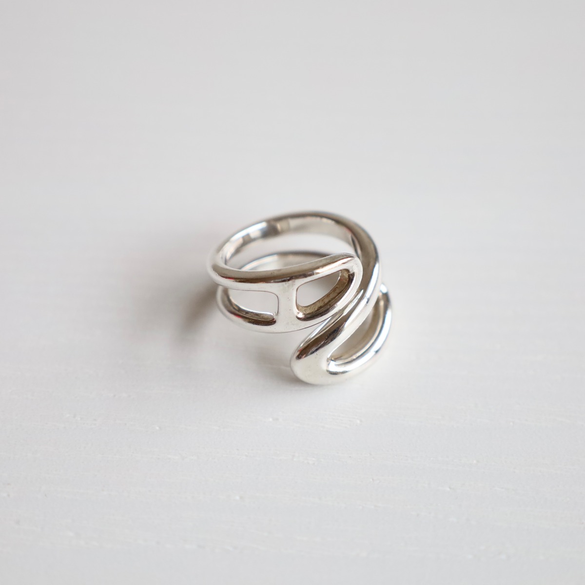 vintage HERMES twist ring | Dieu d