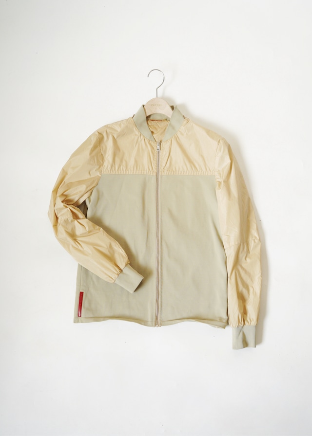00's PRADA SPORT switching nylon zip up jacket