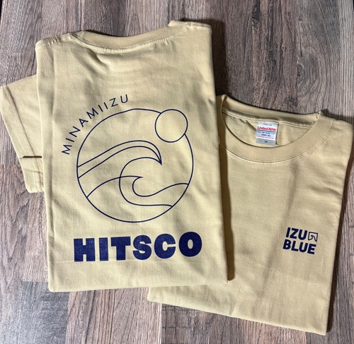 チャリティシリーズ　南伊豆　パラサーフコミュニティHITSCOｘIZUBLUEコラボ応援Tシャツ