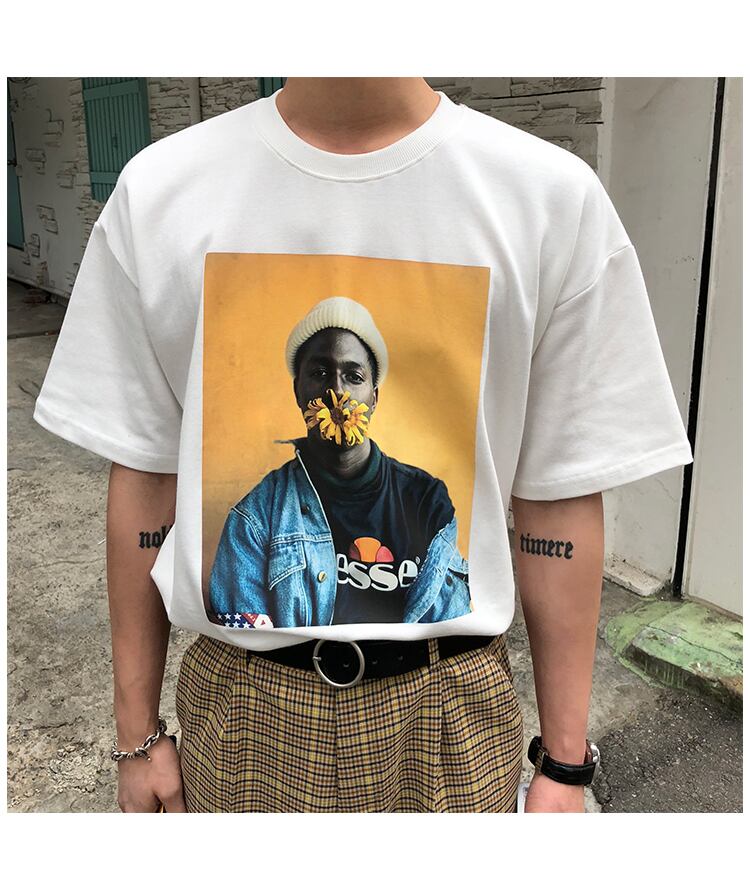 全3色 Tシャツ カットソー プリント カジュアル おしゃれ